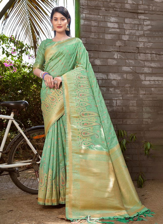 Bunawat Jalsa Banarasi Silk Sarees Catalog
